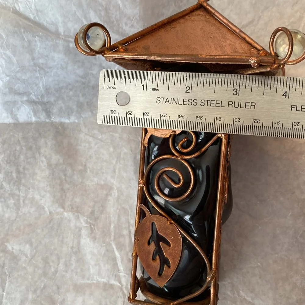 Copper Hummingbird Feeder